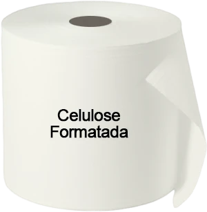 Bobina Formatada Toalha Interfolhas Celulose