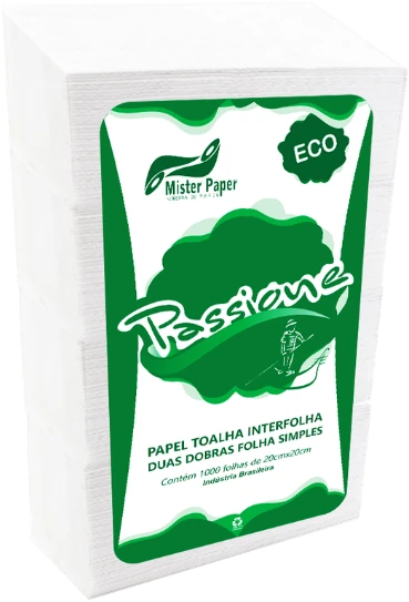 Passione Papel Interfolhas ECO 20x20cm | 20gr